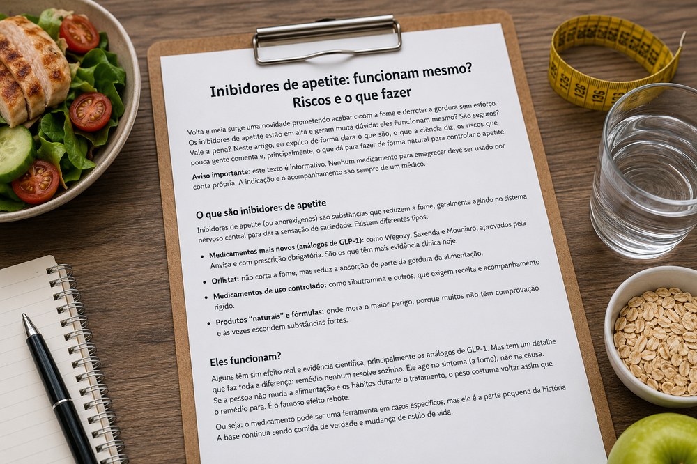 Inibidores de apetite: funcionam mesmo? Riscos e o que fazer