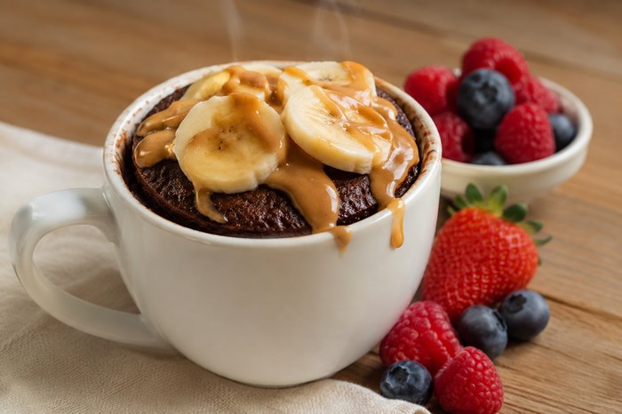 Bolo de Caneca Fit de Chocolate