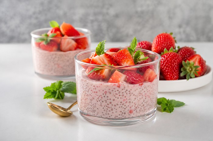 Overnight Oats de Morango